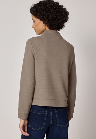 STREET ONE Sweatjacke in Braun