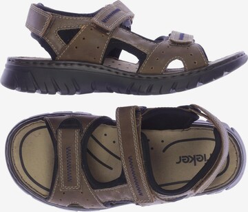 Rieker Sandals & Slippers in 40 in Brown: front
