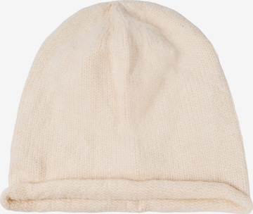 styleBREAKER Mütze 'Oversize Strickbeanie mit Rollrand' in Beige: Vorderseite