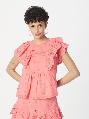 Fabienne Chapot Blouse 'Gigi' in Pink: front