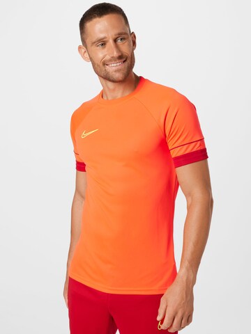 NIKE Functioneel shirt 'Academy 21' in Oranje: voorkant
