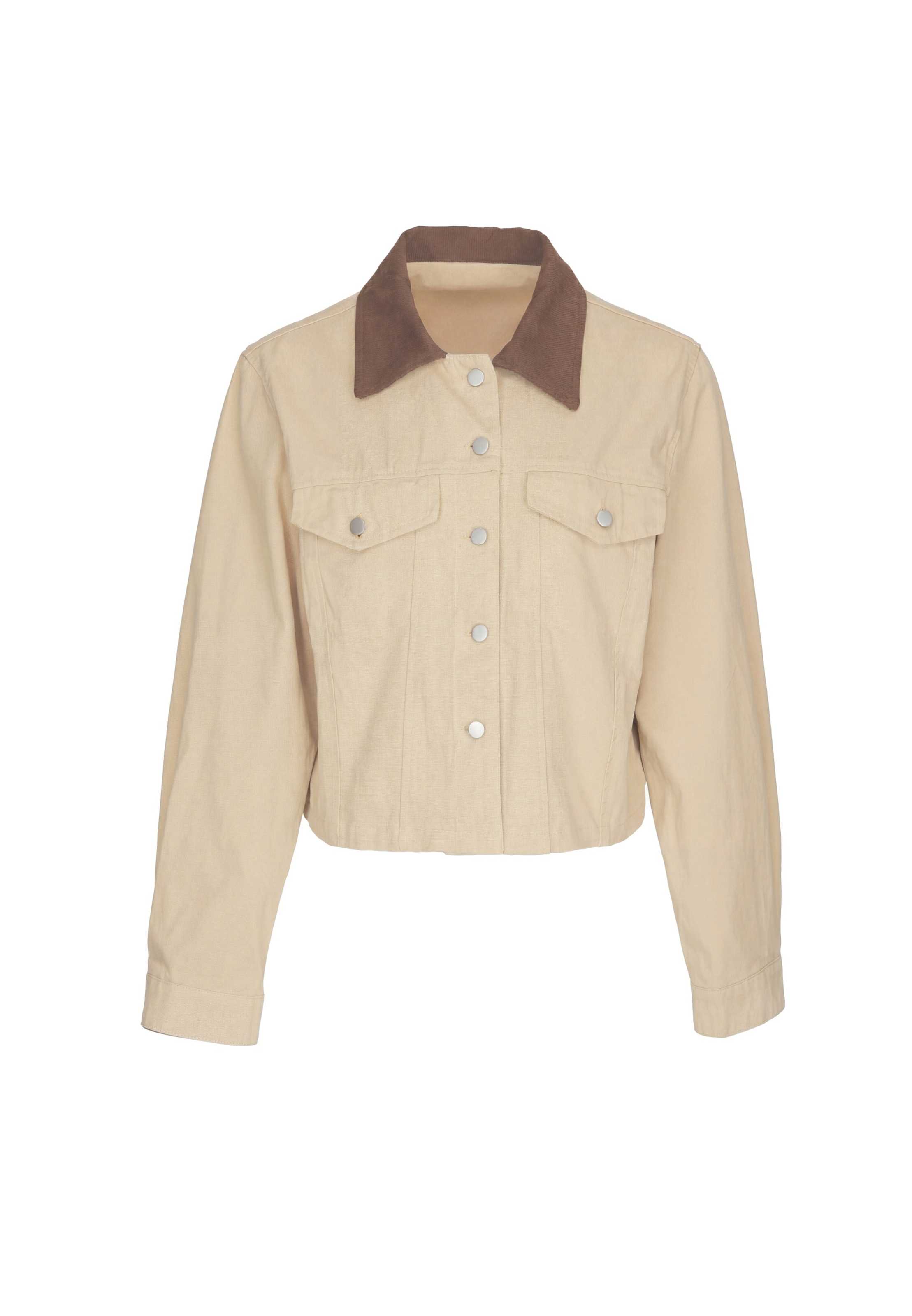MYMO Chaqueta de entretiempo en S en beige / marrón, Vista del producto