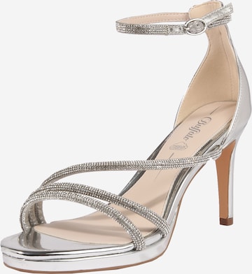 BUFFALO Strap Sandals 'Serena' in Silver: front