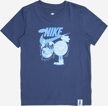 Nike Sportswear Тениска 'SOLE FOOD' в синьо: отпред