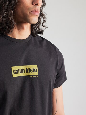 juoda Calvin Klein Jeans Marškinėliai