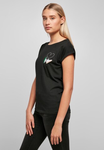 Mister Tee Shirt 'Kicks Love' in Black