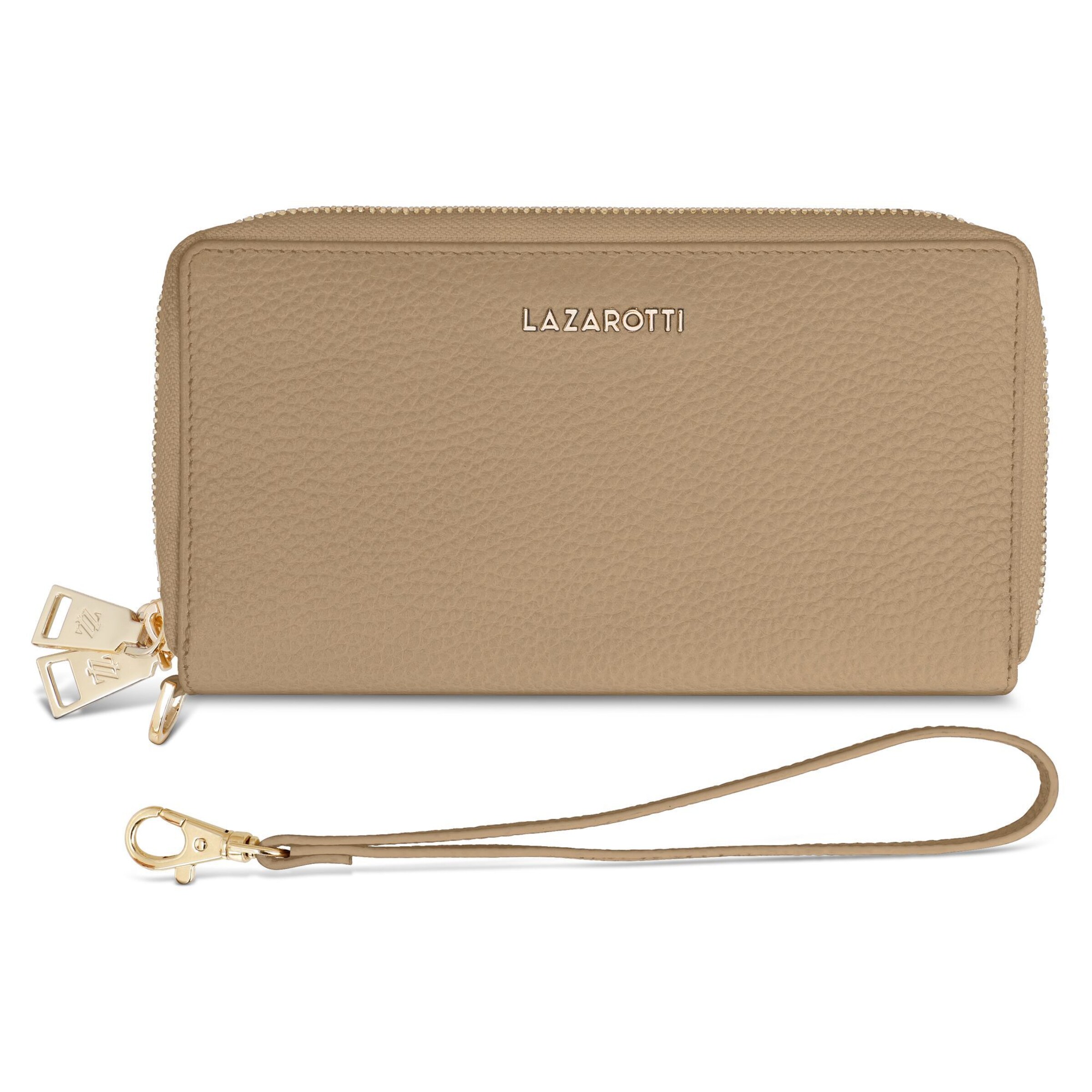 Lazarotti Wallet 'Bologna' in Beige
