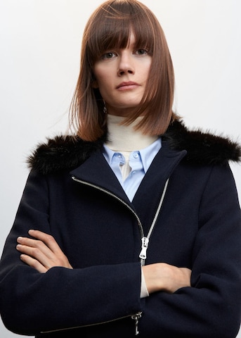 MANGO Between-Seasons Coat 'Bonito' in Blue