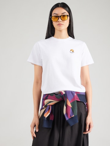 Tricou 'Daily Plaisir' de la Iriedaily pe alb: față