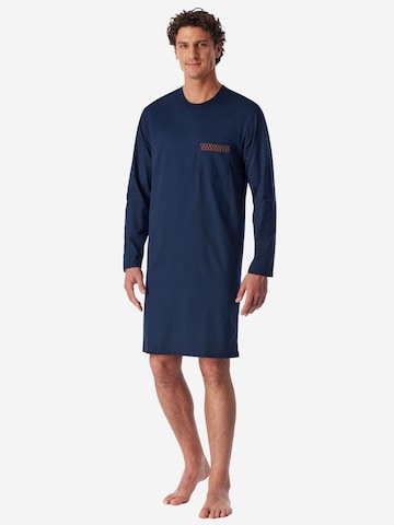 Pyjama court ' Comfort Nightwear ' SCHIESSER en bleu : devant