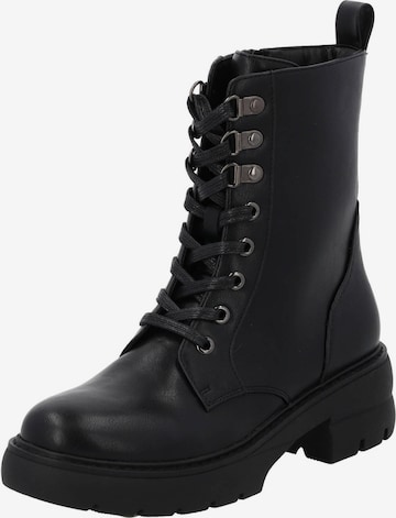 Bottes à lacets 'Abbil' Palado en noir : devant