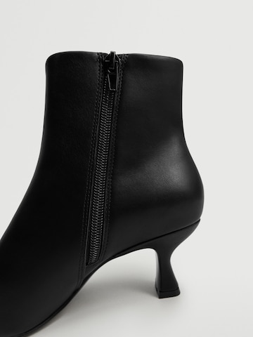 MANGO Ankle Boots 'Patio' in Black