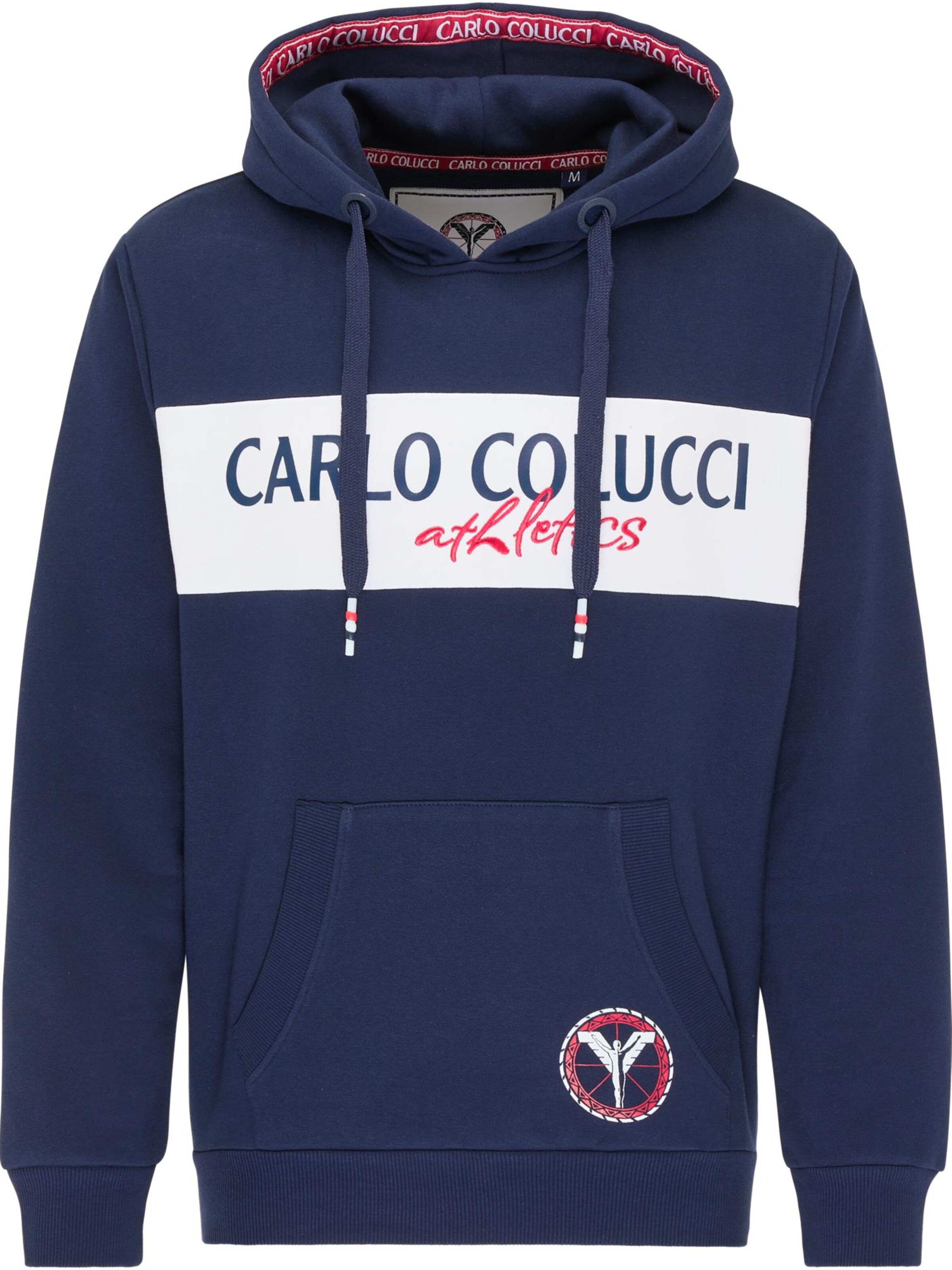 Carlo Colucci Sweatshirt 'Conto' in Blue: front