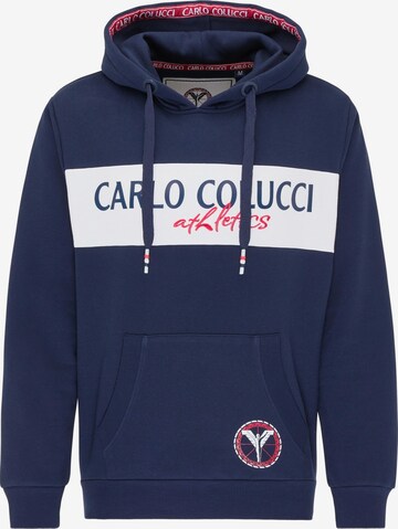 Sweat-shirt 'Conto' Carlo Colucci en bleu : devant