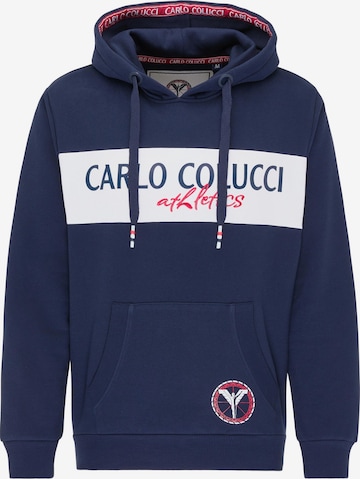 Carlo Colucci Sweatshirt 'Conto' in Blau: predná strana