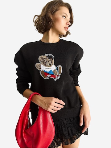 Bianco Lucci - Sweatshirt em preto