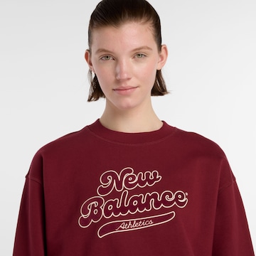 new balance - Sudadera 'Athletics Legacy' en rojo
