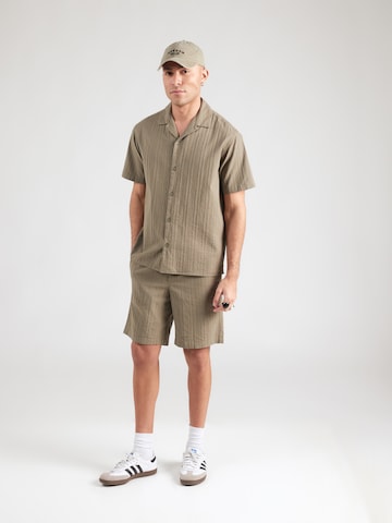 JACK & JONES Regular Fit Joggingdragt 'JJETYSON' i grøn: forside