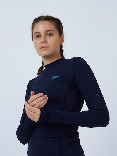 SPORTKIND Funktionsshirt 'Langarmshirt High-Neck'‌‌‌ in navy, Produktansicht