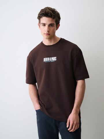 Next Shirt in Brown: front