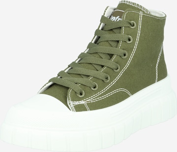 Refresh Sneaker high i grøn: forside