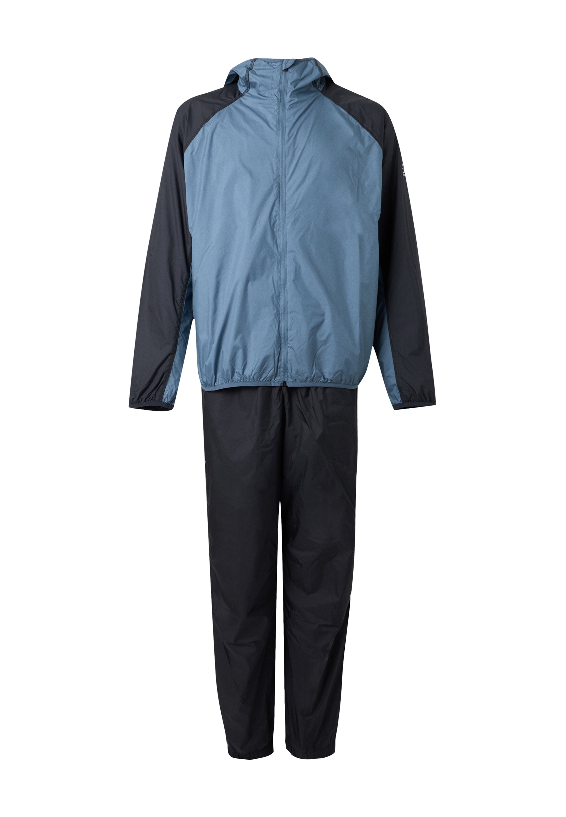 Completo per l'allenamento 'VENTUS7' di EA7 Emporio Armani in blu: frontale