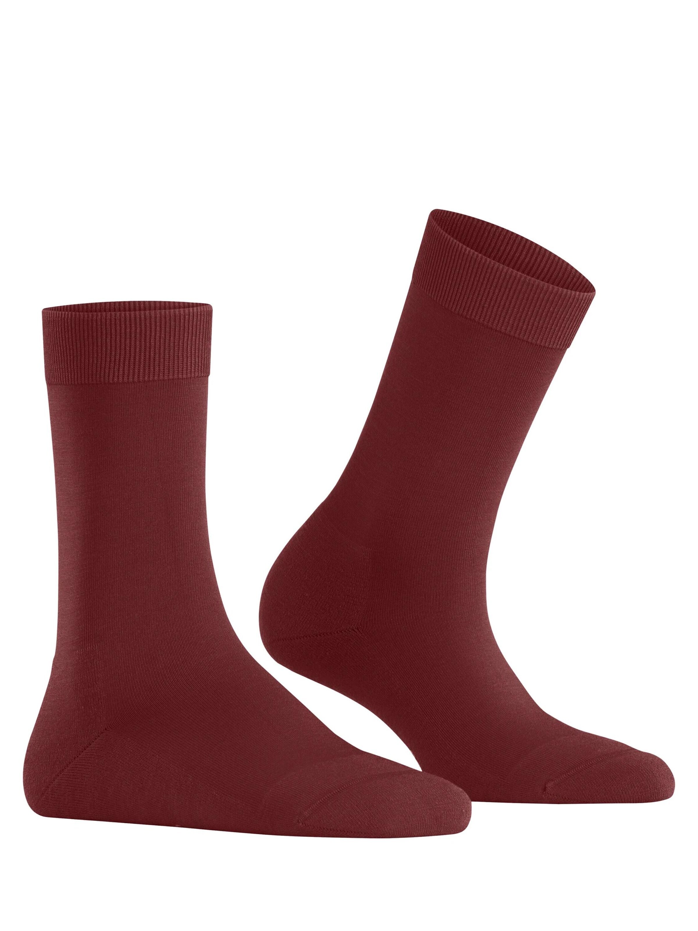 FALKE Socks 'ClimaWool' in Red