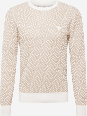 GUESS Sweater 'CARL' in Beige: front