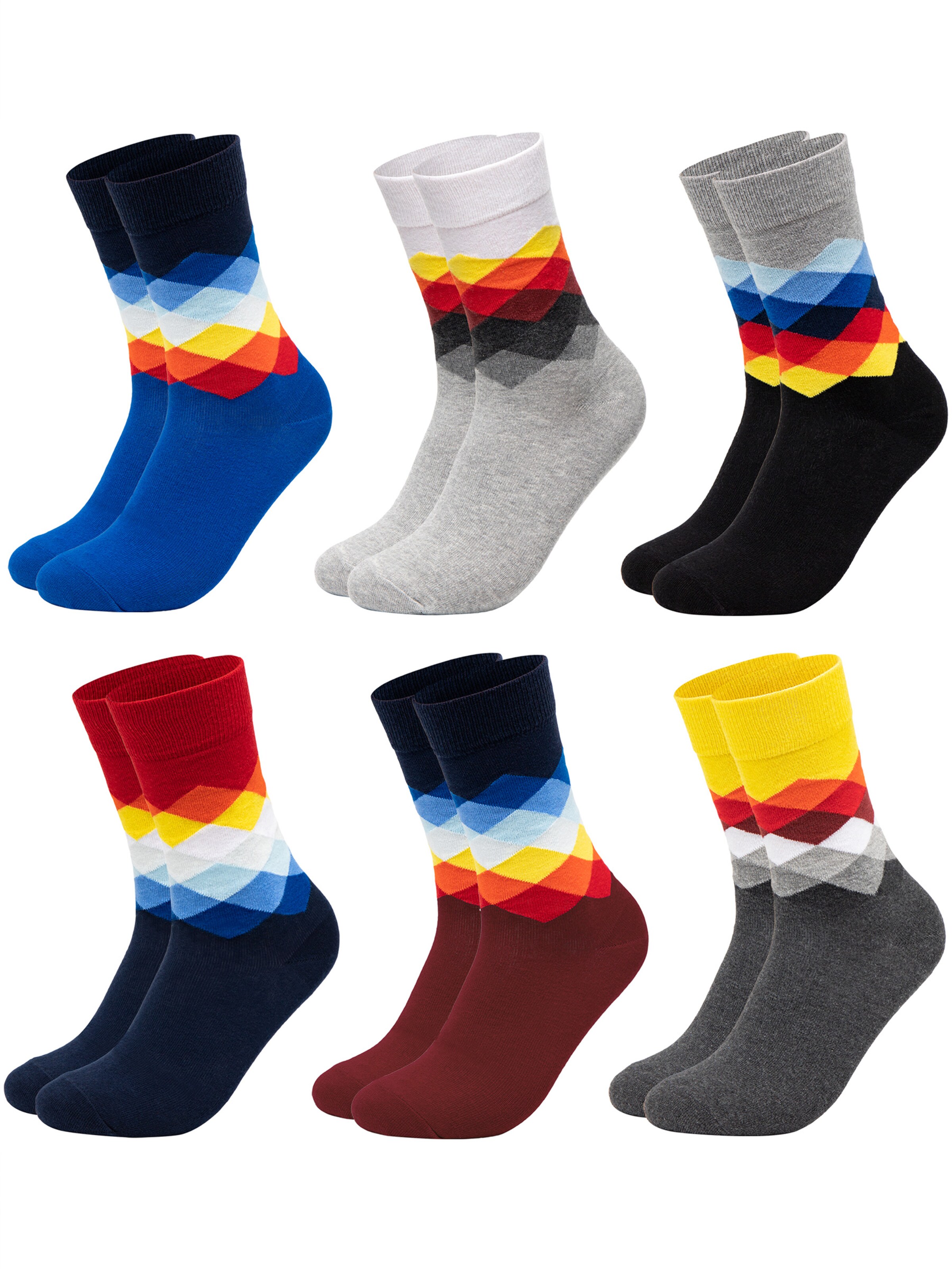 Occulto Socken 'Sigi'‌‌‌‌‌ in Mischfarben: Vorderseite