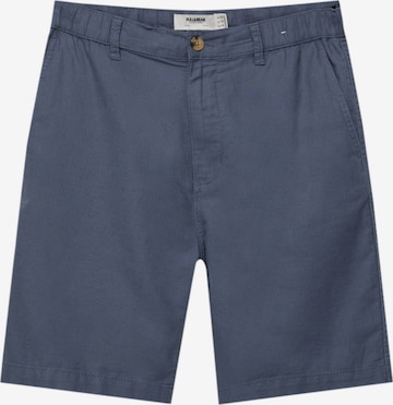 Pull&Bear Chino nadrág - kék: elől