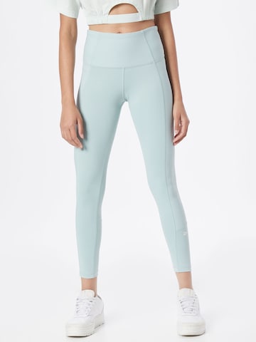 Reebok Skinny Sportbroek in Blauw: voorkant