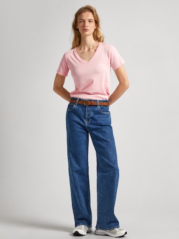 Pepe Jeans T-shirt 'LORETTE' i rosa