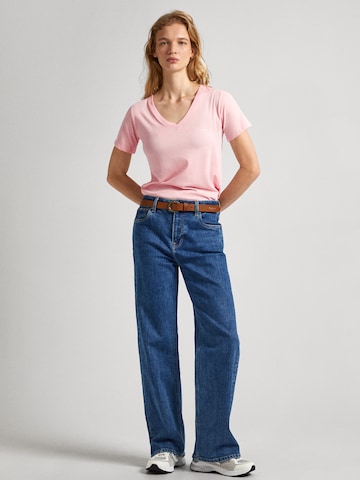 Pepe Jeans - Camiseta 'LORETTE' en rosa