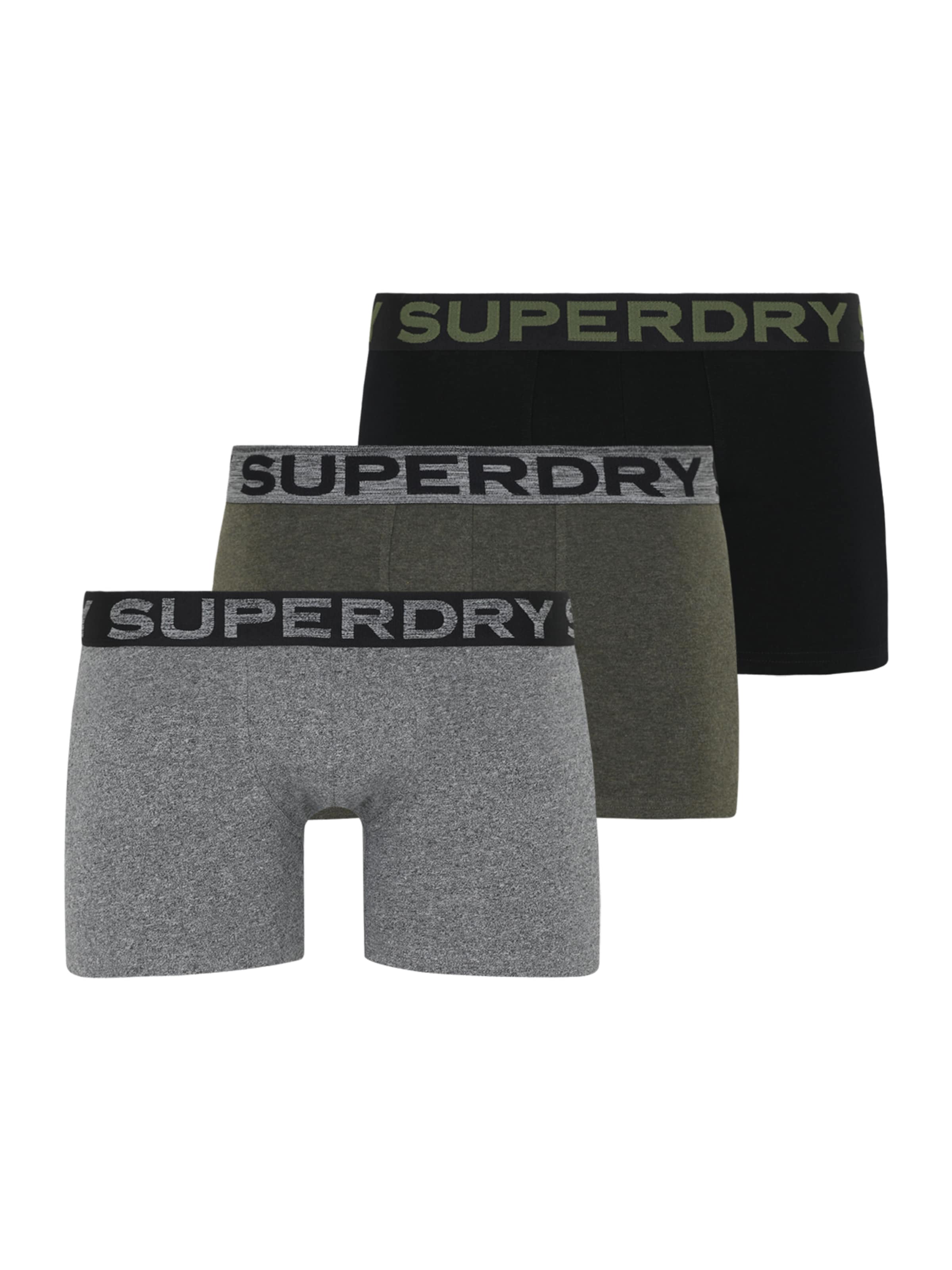 pelēks Superdry Bokseršorti: no priekšpuses