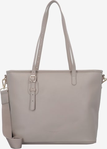 Seidenfelt Manufaktur Shopper 'Heby' in Beige: voorkant