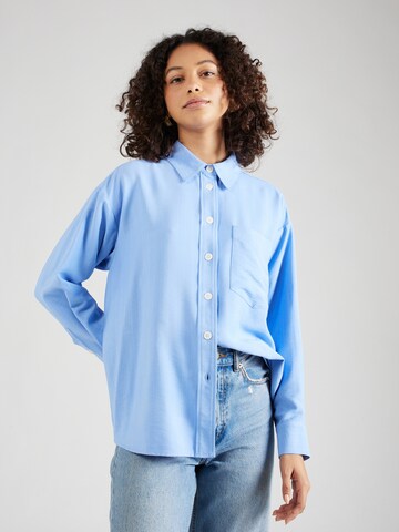 Camicia da donna 'DASIE' di b.young in blu: frontale