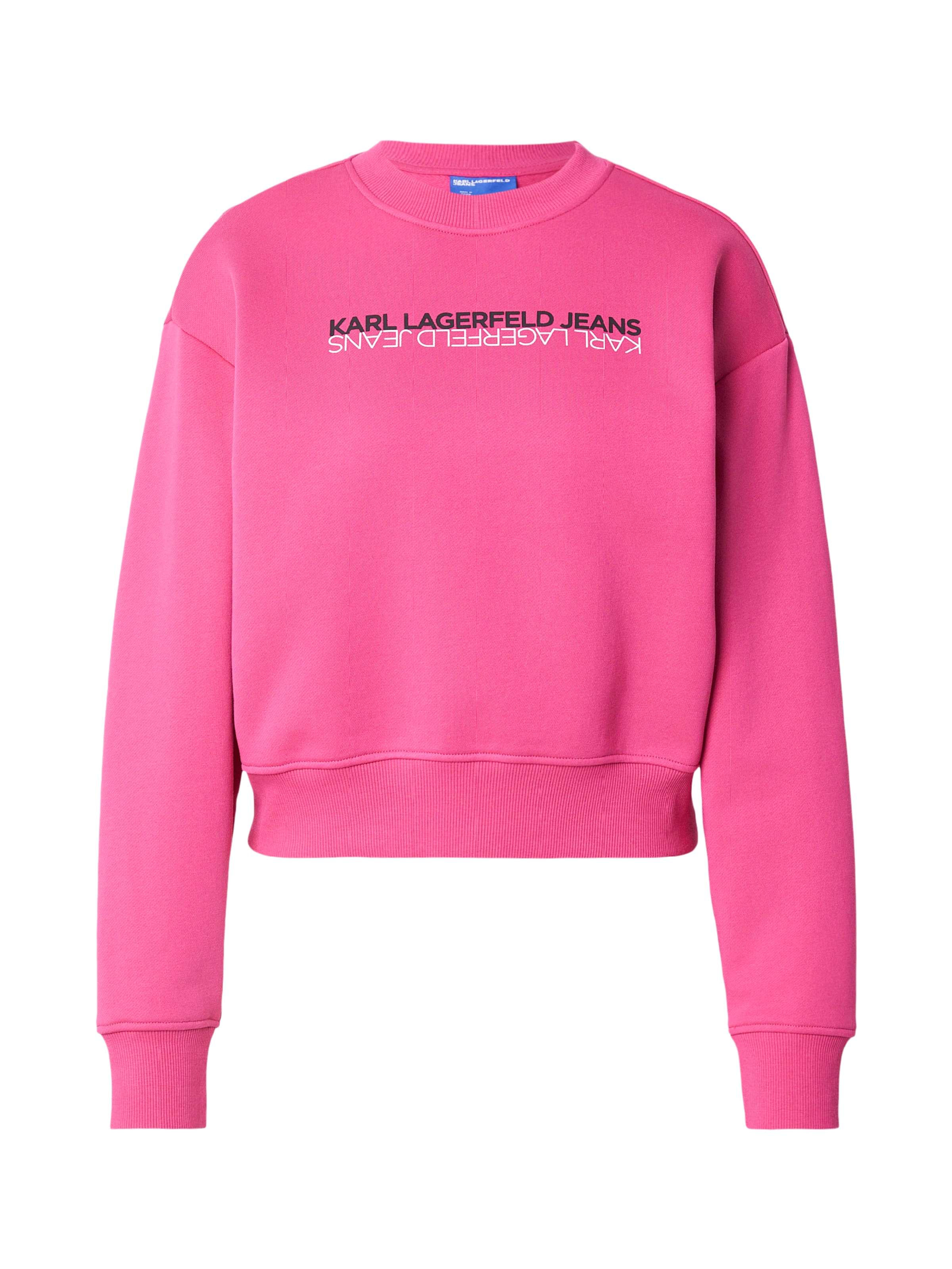 KARL LAGERFELD JEANS Sweat-shirt en rose / noir, Vue avec produit