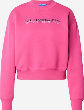 KARL LAGERFELD JEANS Sweatshirt in Pink: Vorderseite