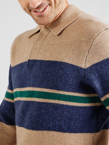 BLEND Pullover in Braun