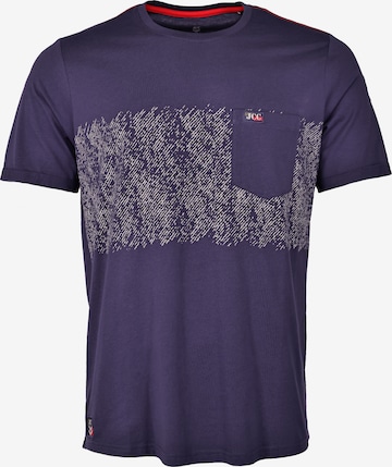 T-Shirt JCC en bleu : devant