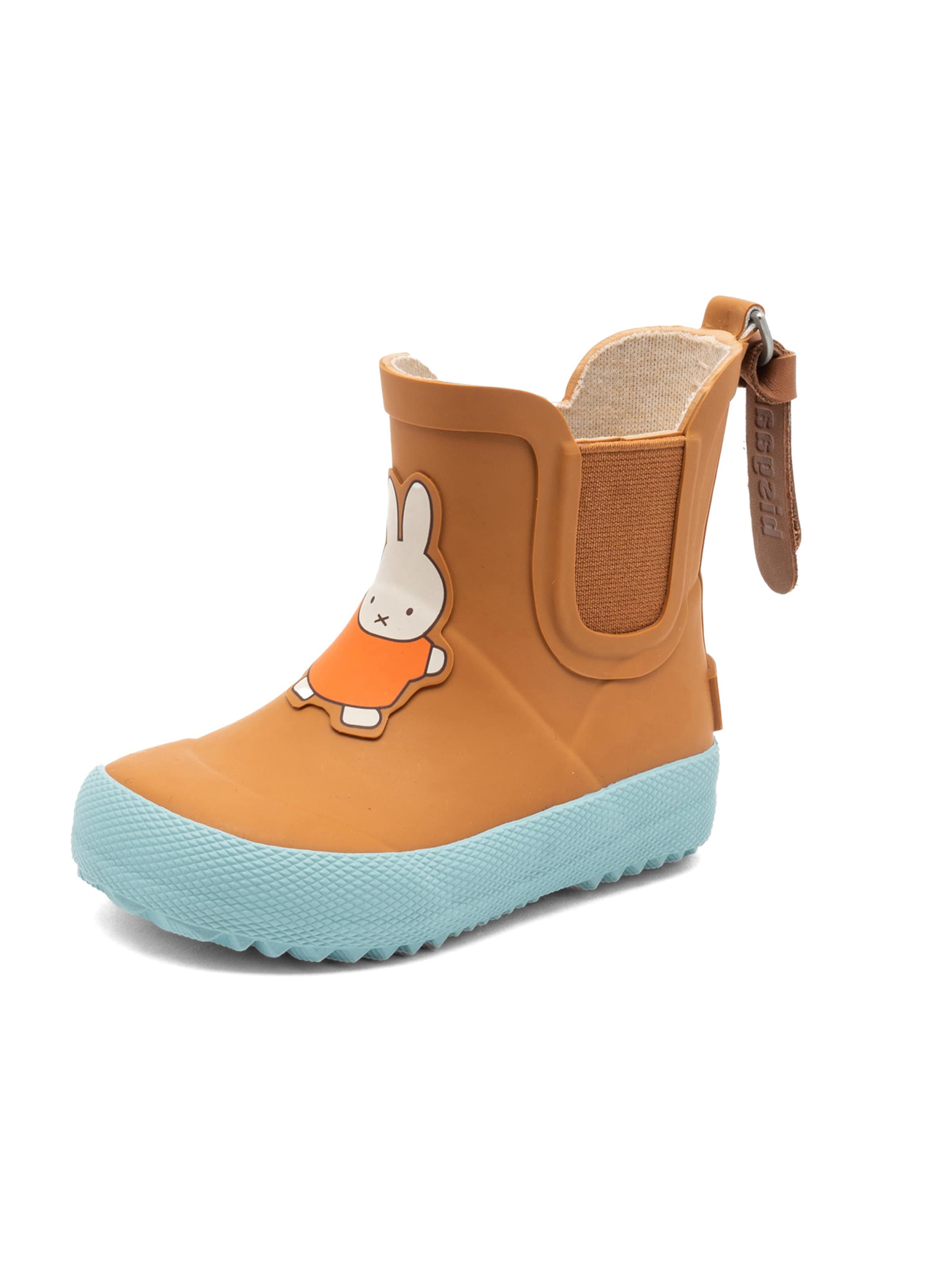 BISGAARD Γαλότσα 'Miffy x Bisgaard' σε καφέ: μπροστά