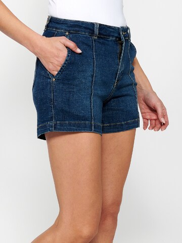 KOROSHI Regular Shorts in Blau