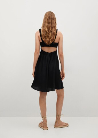 MANGOLjetna haljina 'Brick' - crna boja