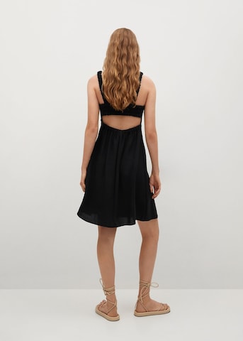 MANGO Summer Dress 'Brick' in Black