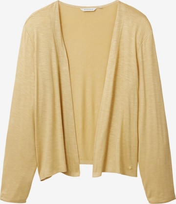 Cardigan TOM TAILOR en beige : devant