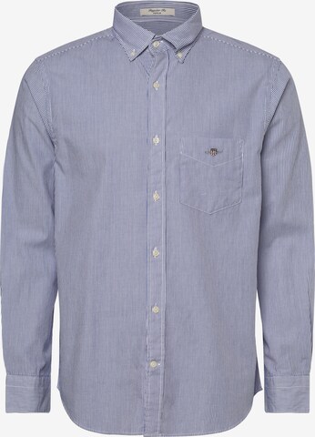 GANT Regular fit Overhemd in Blauw: voorkant