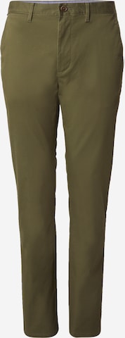 Pantaloni chino 'DENTON' di TOMMY HILFIGER in verde: frontale