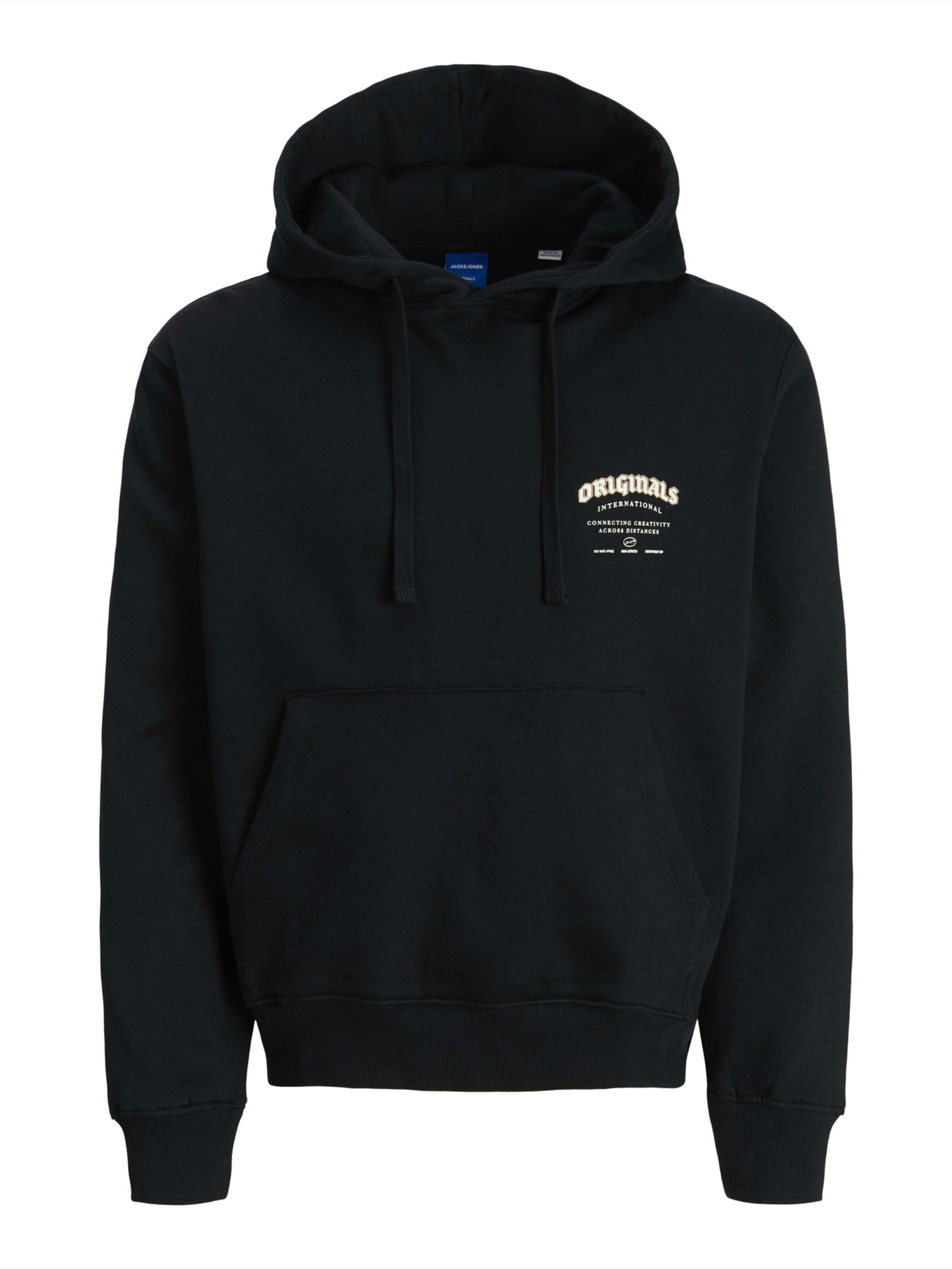 JACK & JONES Sweatshirt 'JORMEADOWS' in Black: front