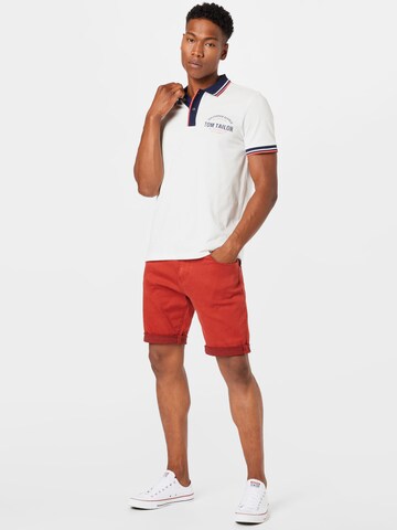 TOM TAILOR Regular Shorts 'Josh' in Rot