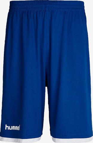 Regular Pantalon de sport Hummel en bleu : devant